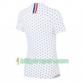 Billige Fotballdrakter Frankrike Bortedraktsett VM - Kvinner 2019 Kortermet